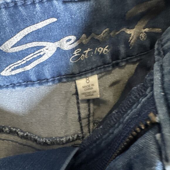 Seven7 Womens Size 12 Medium Wash High Waist Stretch Booty Shaper Jeans - Picture 5 of 9